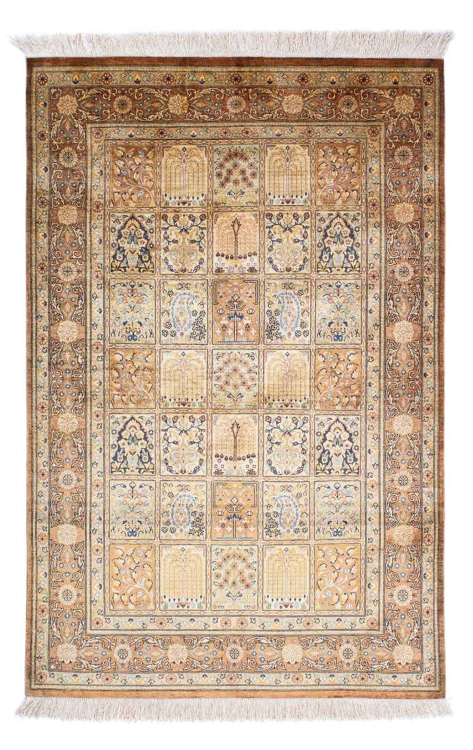 Tapis persan - Ghom - 149 x 96 cm - multicolore