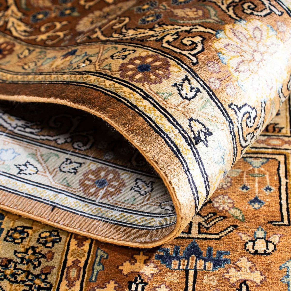 Tapis persan - Ghom - 149 x 96 cm - multicolore