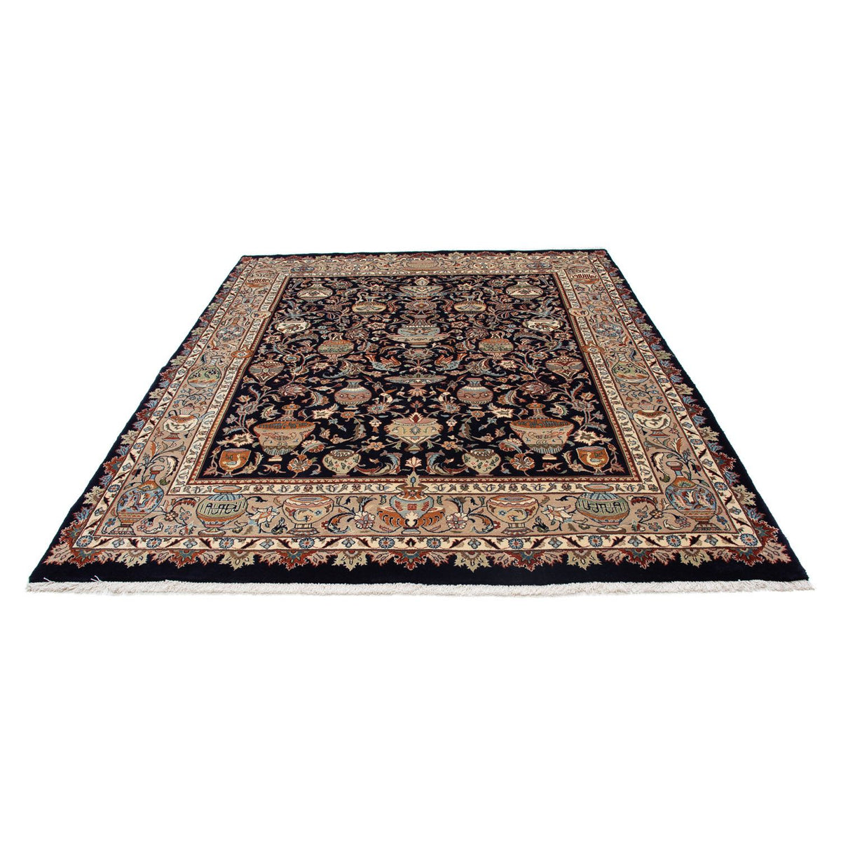 Tapis persan - Classique - 238 x 195 cm - noir