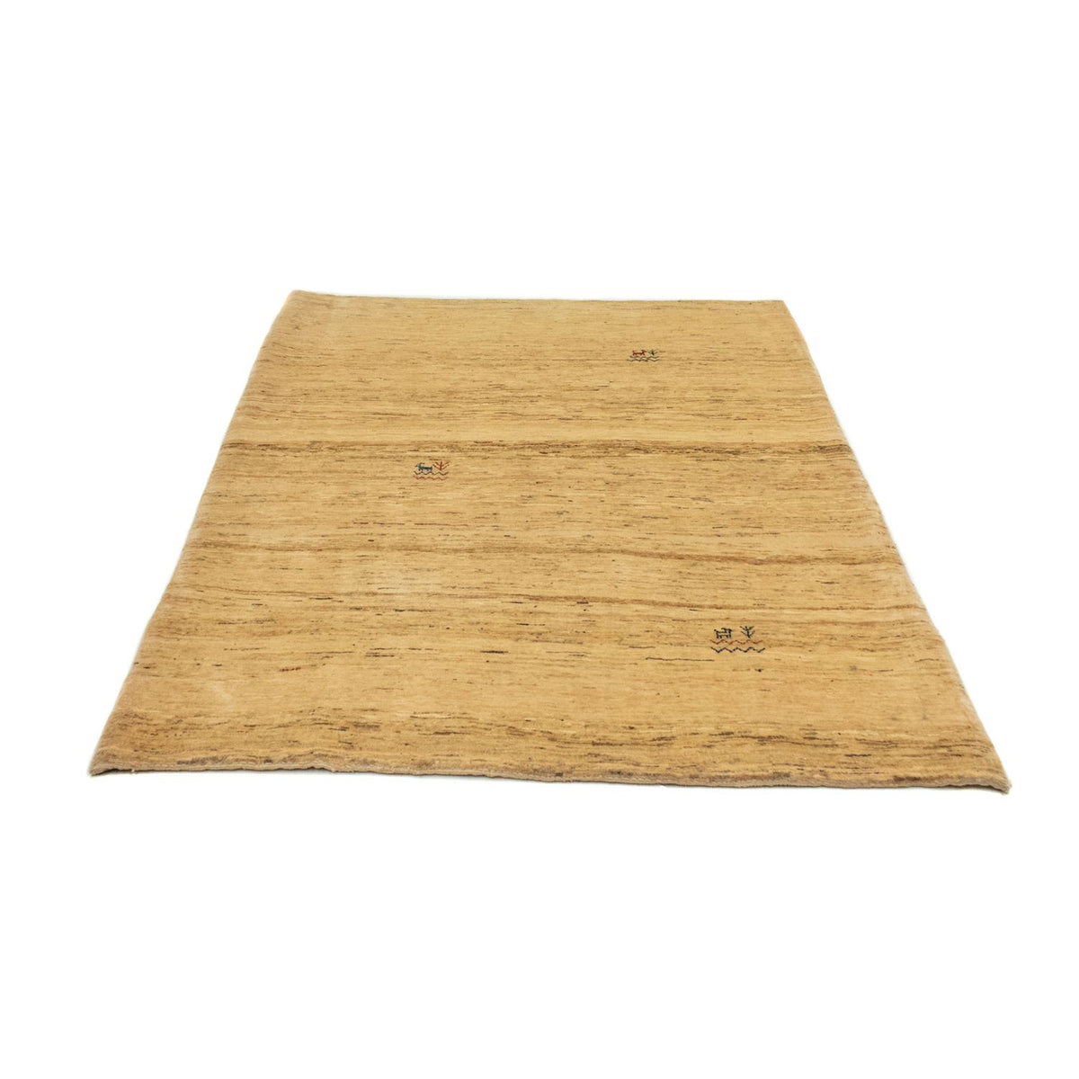 Tapis Gabbeh - Loribaft Persan - 167 x 124 cm - or