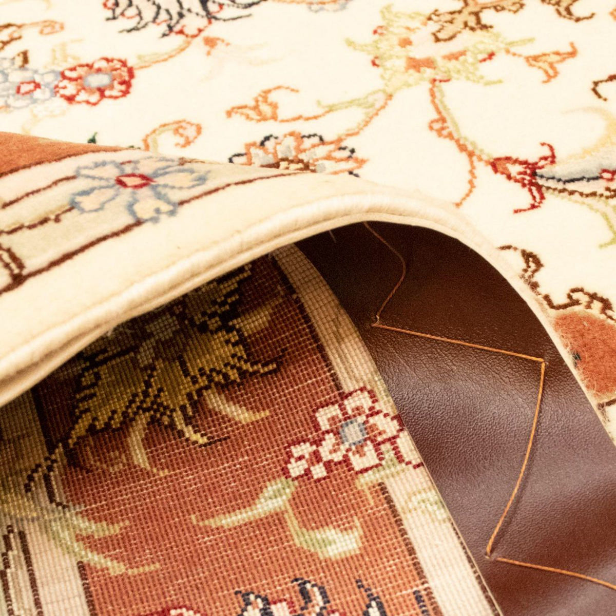 Tapis persan - Tabriz - Royal - 155 x 102 cm - beige
