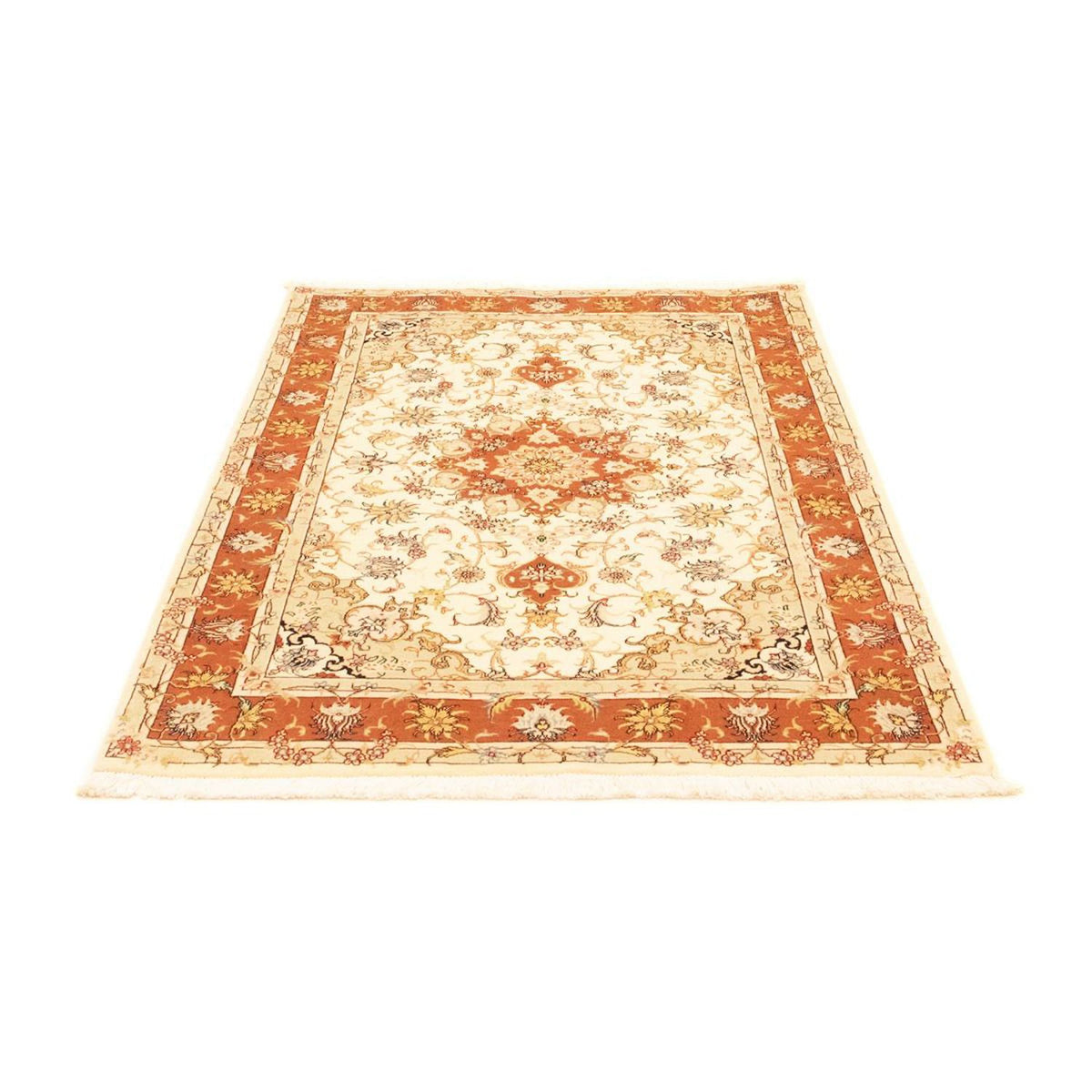 Tapis persan - Tabriz - Royal - 155 x 102 cm - beige