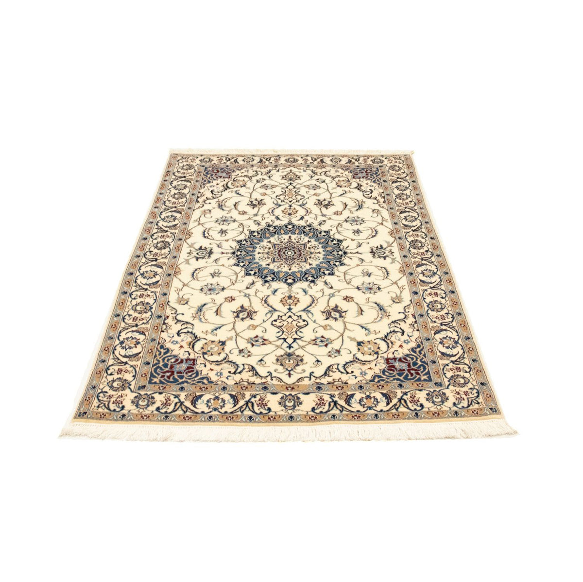 Tapis persan - Nain - Premium - 151 x 96 cm - beige