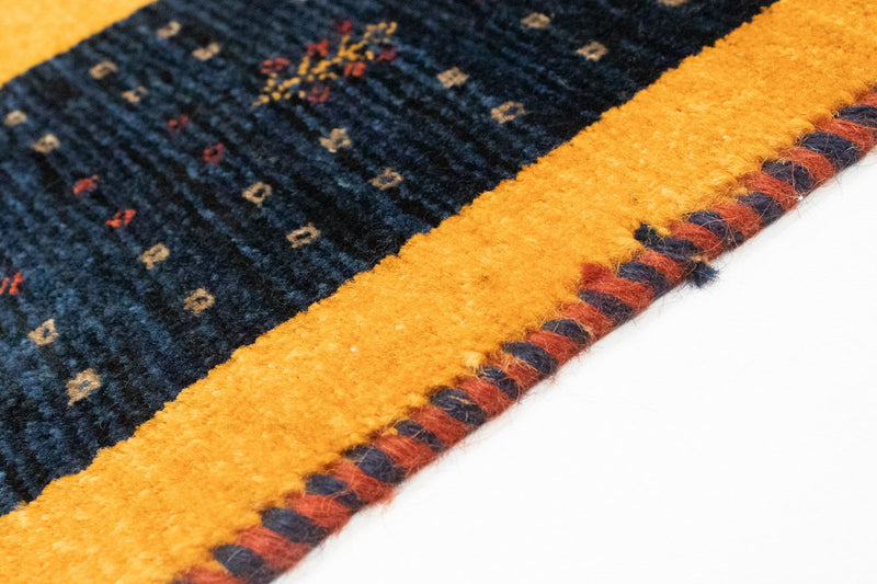 Tapis Gabbeh - Loribaft Persan - 148 x 100 cm - or