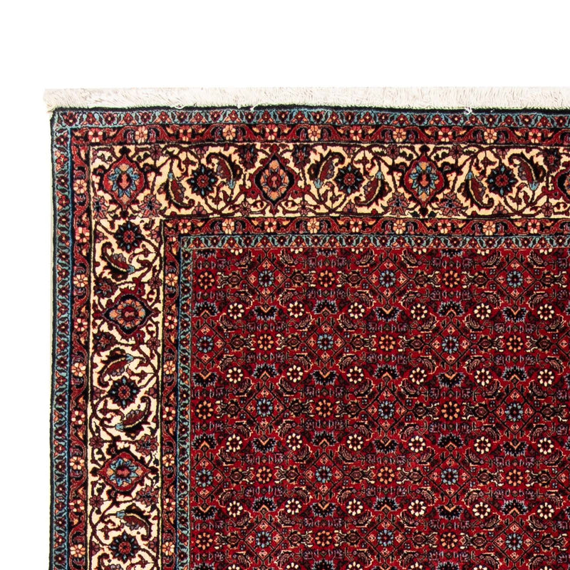 Tapis persan - Bidjar - 243 x 172 cm - rouge foncé