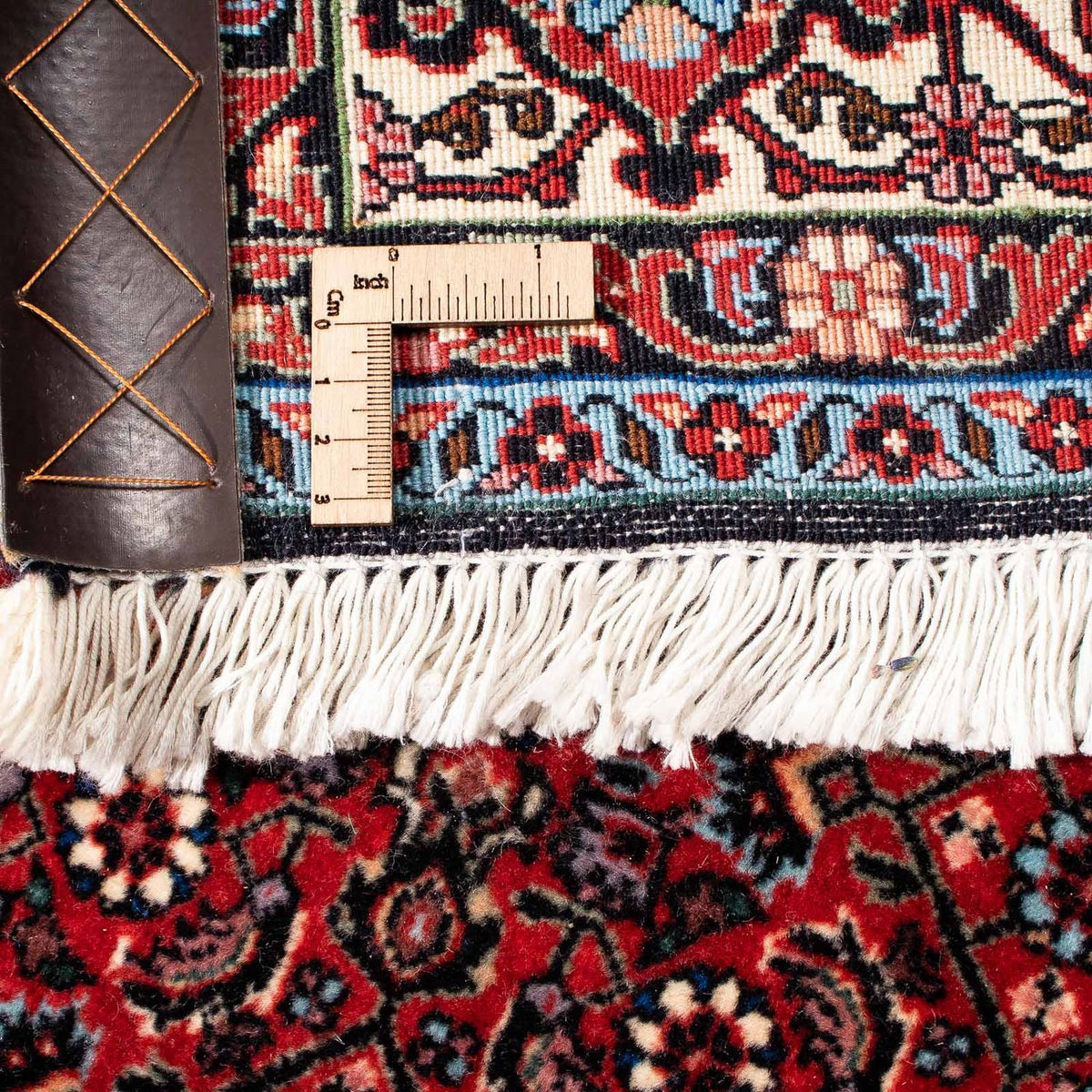 Tapis persan - Bidjar - 243 x 172 cm - rouge foncé