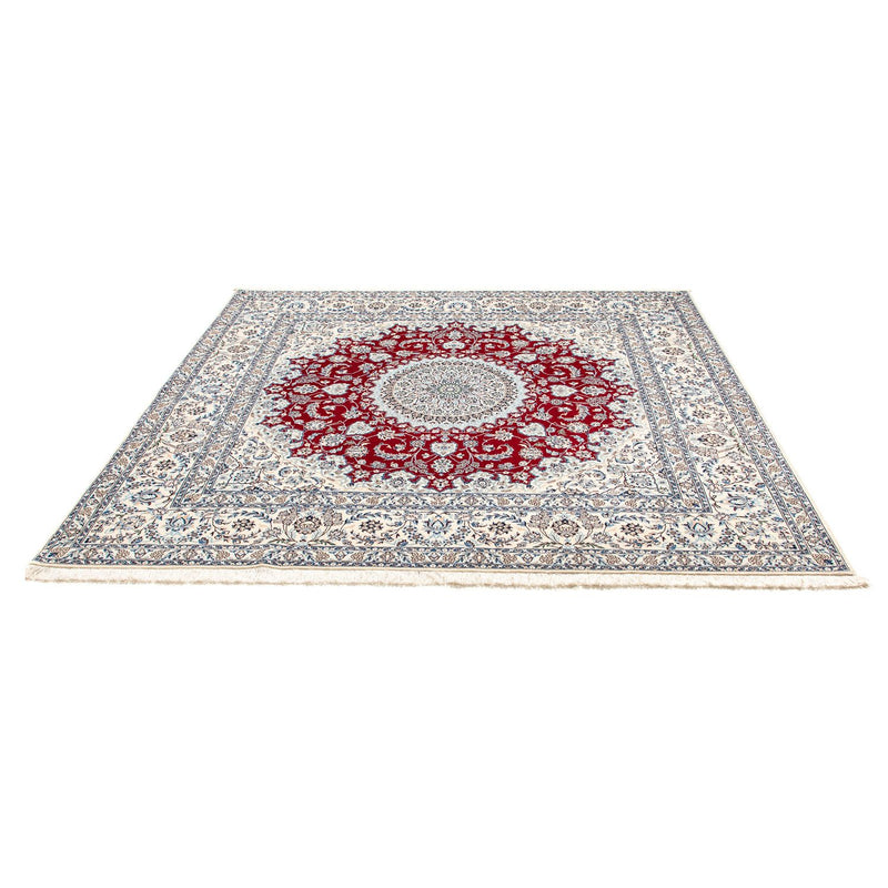 Tapis persan - Nain - Premium carré  - 205 x 197 cm - beige