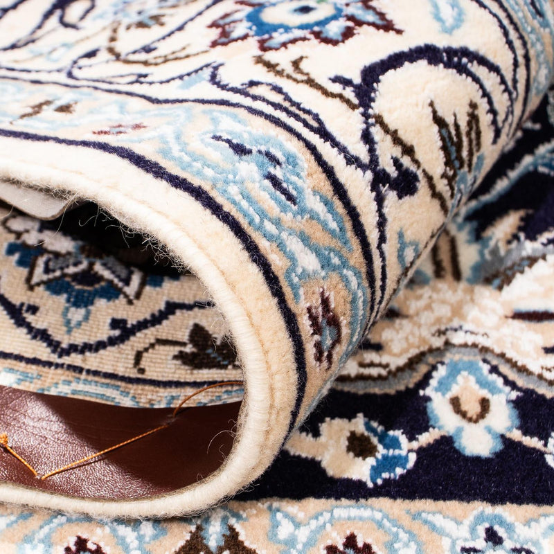 Tapis persan - Nain - Royal carré  - 153 x 146 cm - rouge foncé