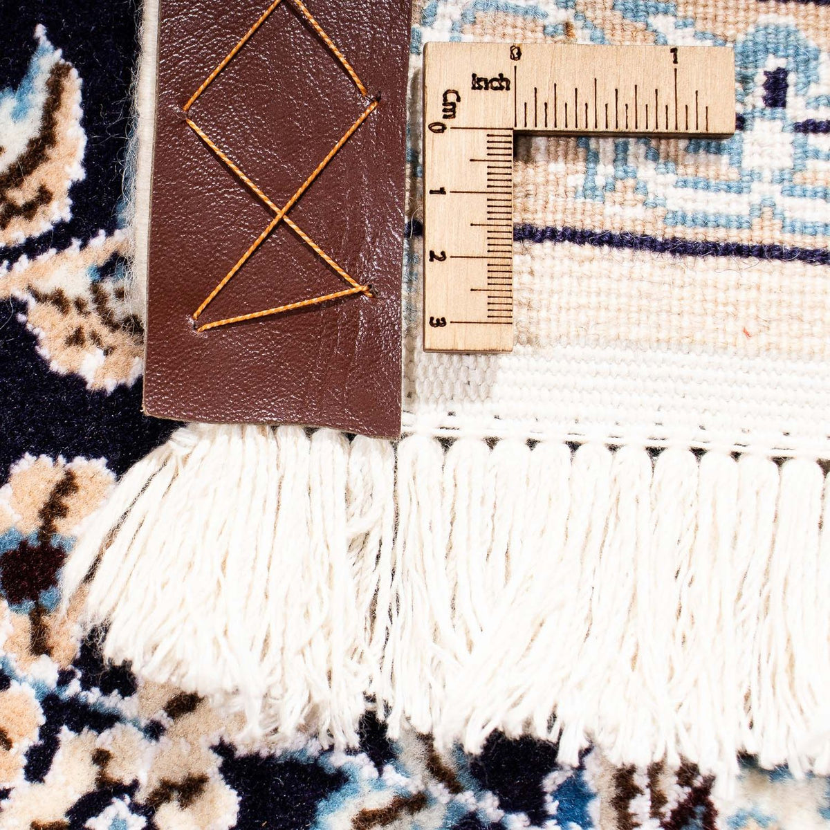 Tapis persan - Nain - Royal carré  - 153 x 146 cm - rouge foncé