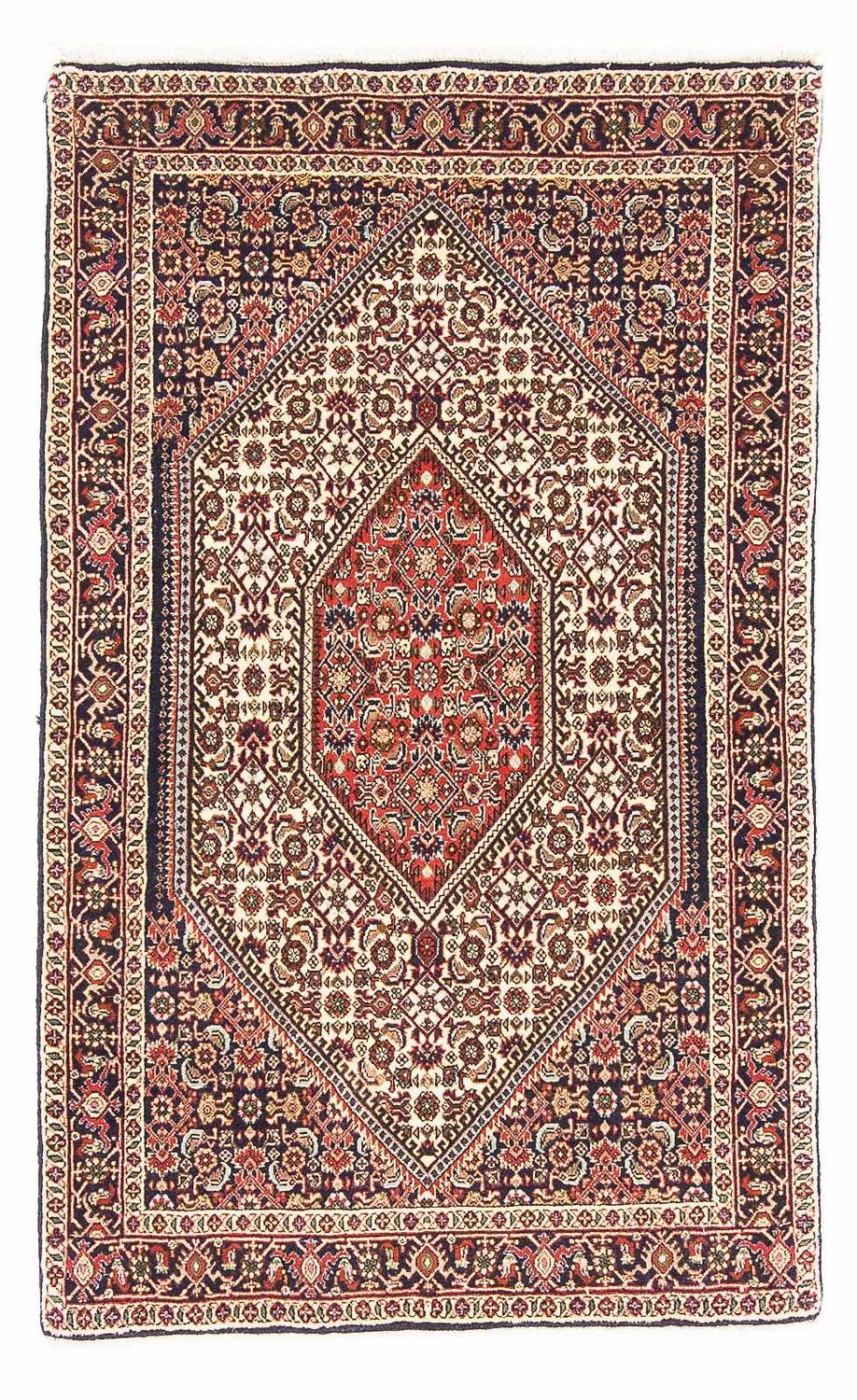 Tapis persan - Bidjar - 140 x 88 cm - beige