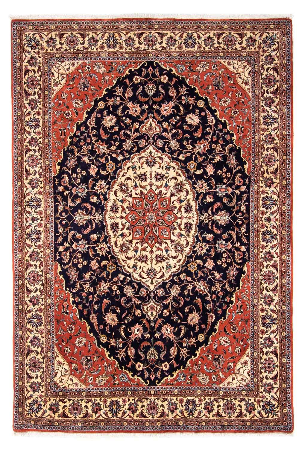 Tapis persan - Bidjar - 260 x 176 cm - bleu foncé