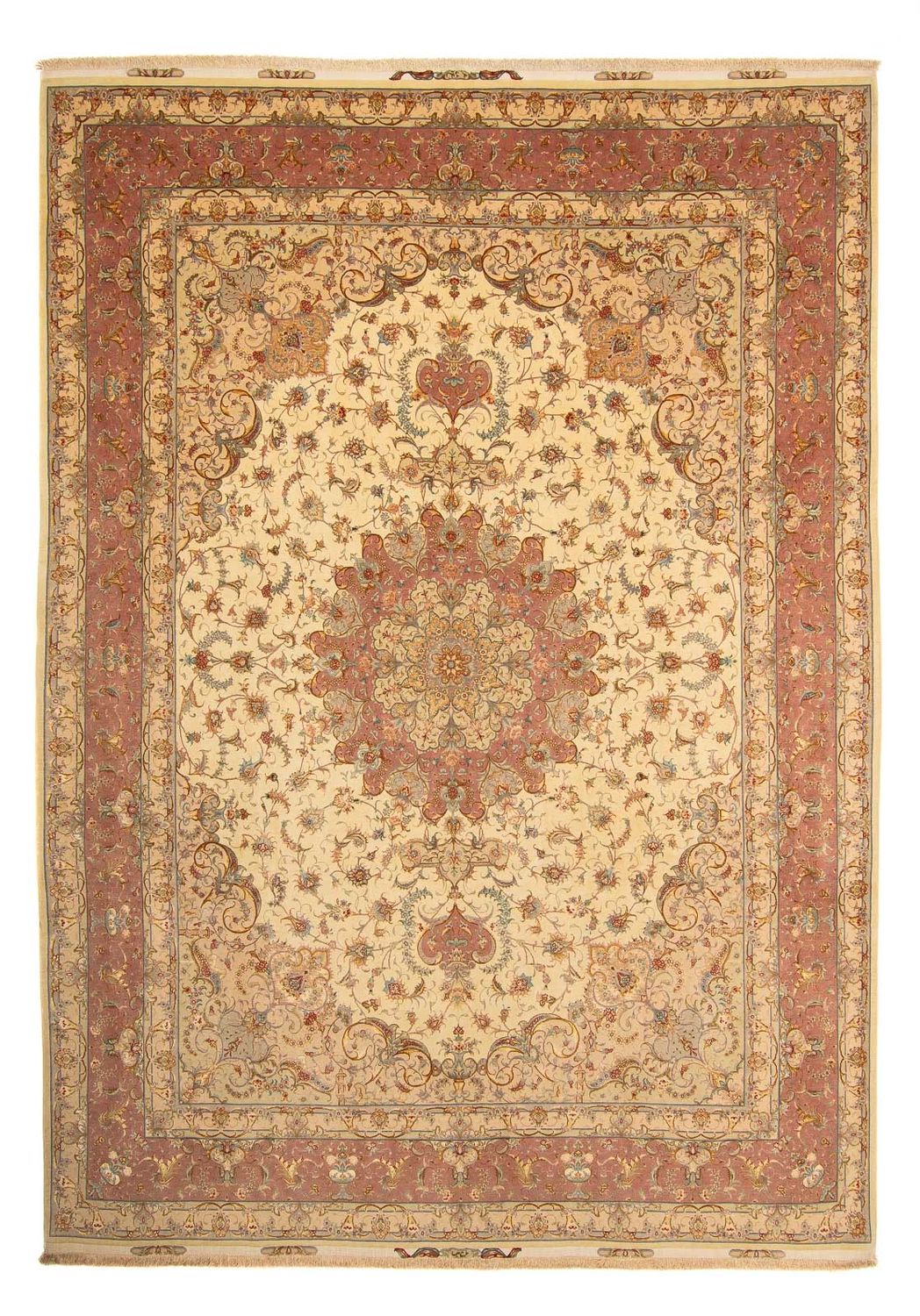 Tapis persan - Tabriz - Royal - 404 x 300 cm - marron