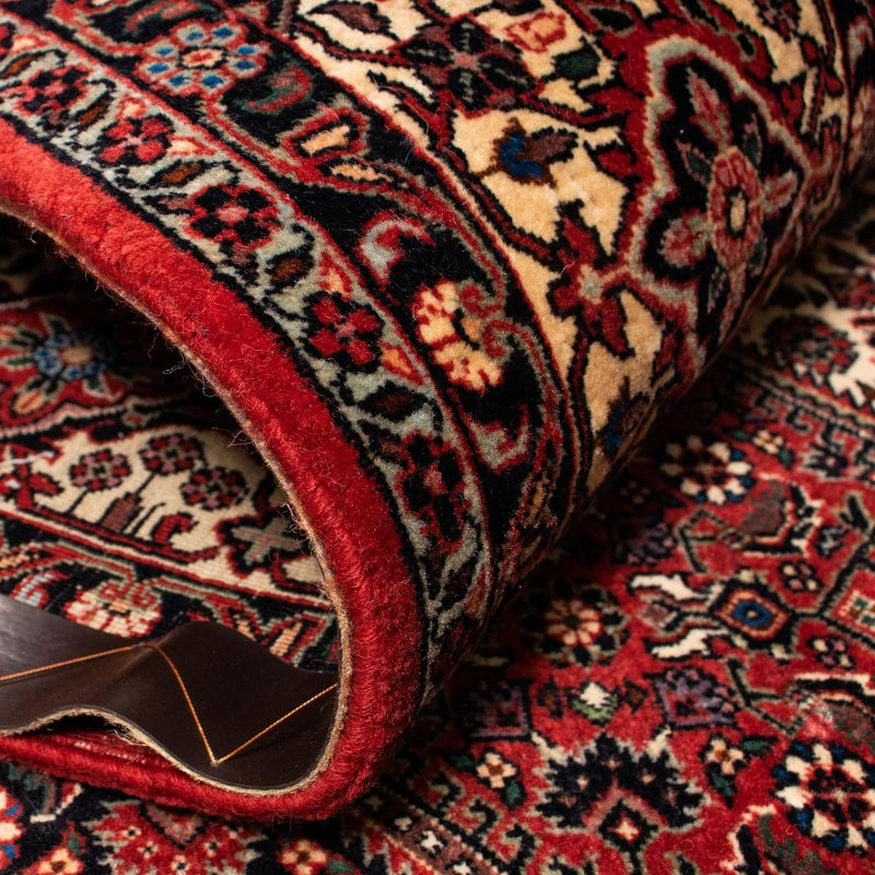 Tapis persan - Bidjar - 248 x 200 cm - rouge foncé