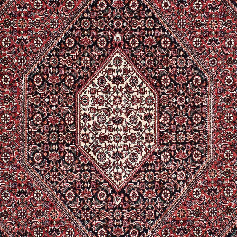 Tapis persan - Bidjar - 210 x 132 cm - rouge clair