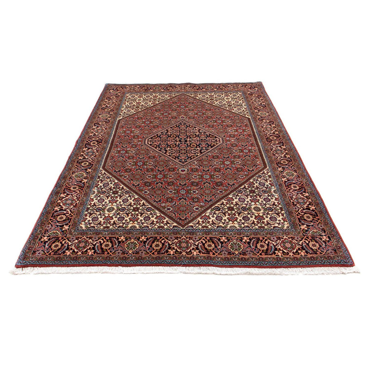 Tapis persan - Bidjar - 229 x 143 cm - rouge