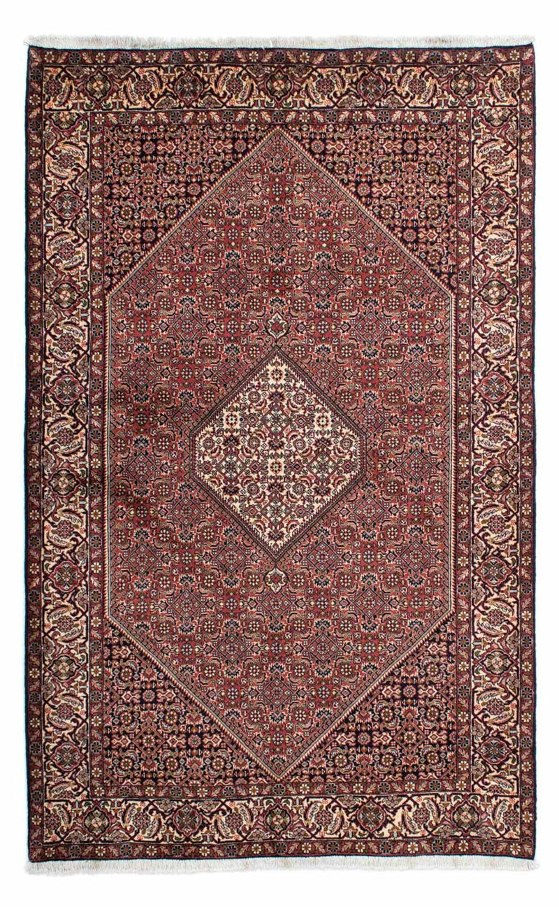 Tapis persan - Bidjar - 225 x 143 cm - rouge