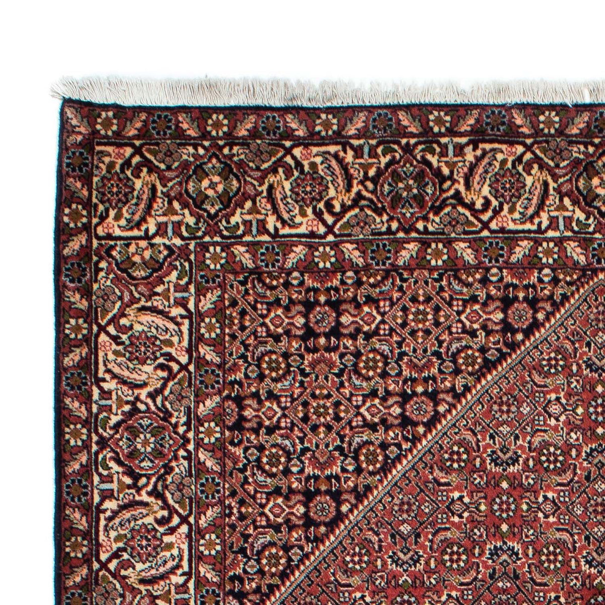 Tapis persan - Bidjar - 225 x 143 cm - rouge