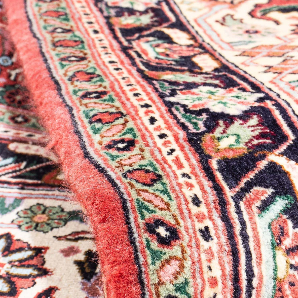 Tapis persan - Bidjar - 308 x 254 cm - rouge clair