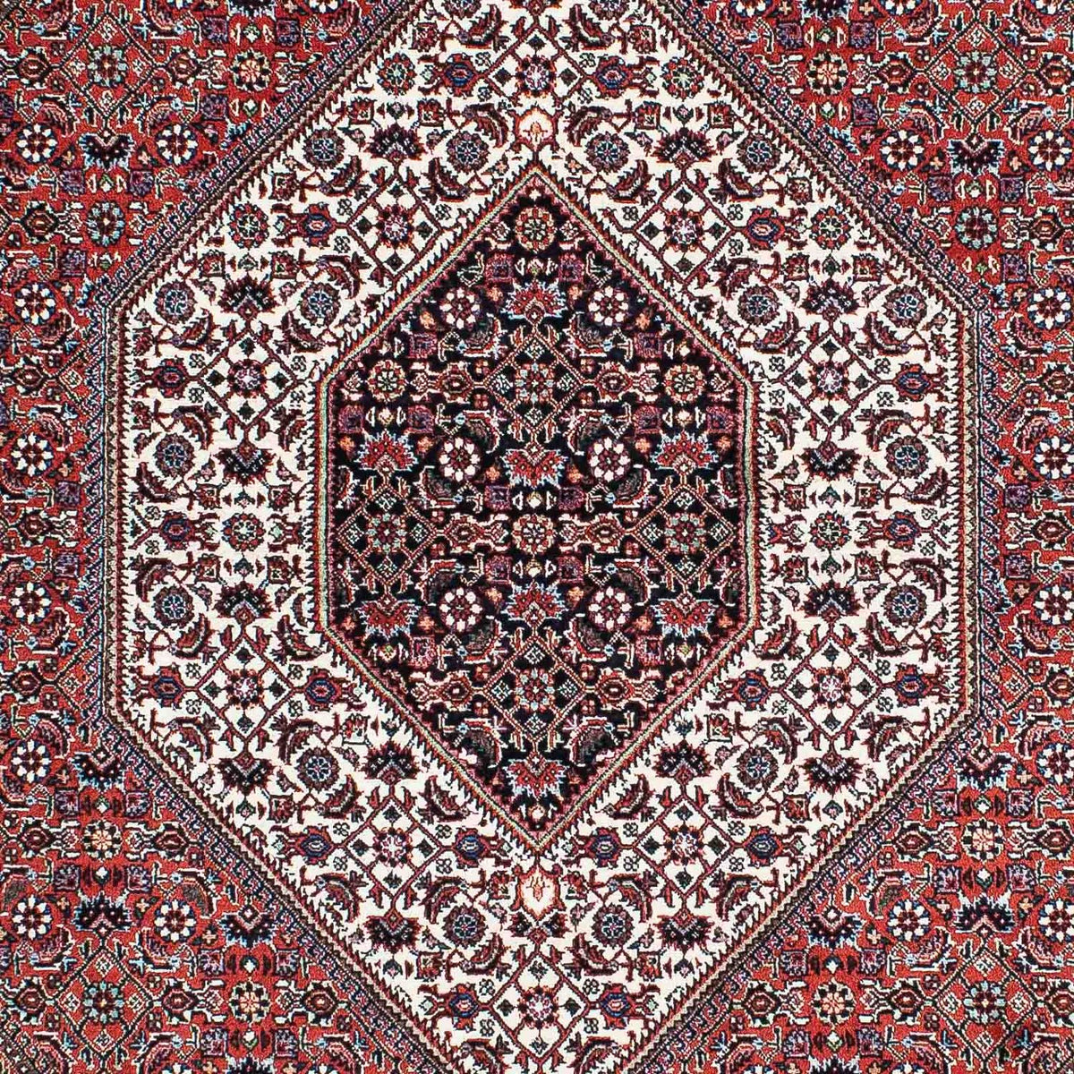Tapis persan - Bidjar - 205 x 130 cm - rouge clair