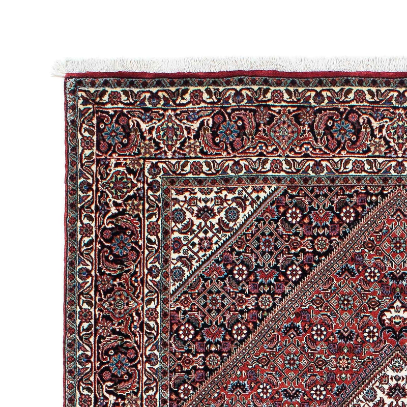 Tapis persan - Bidjar - 205 x 130 cm - rouge clair