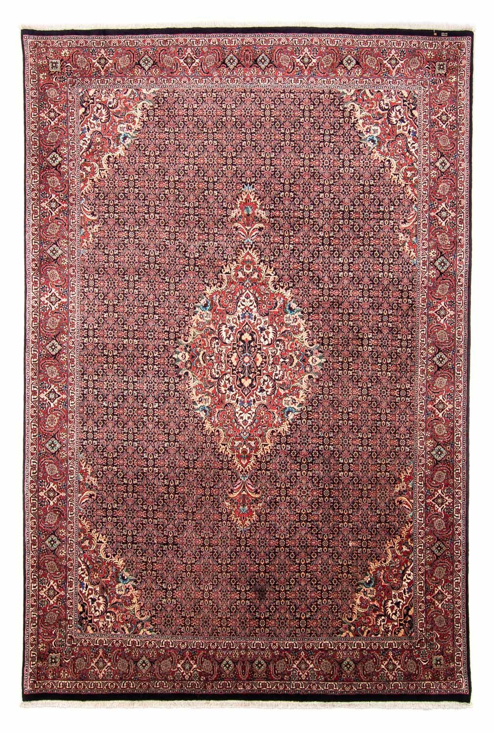 Tapis persan - Bidjar - 355 x 246 cm - rouge clair