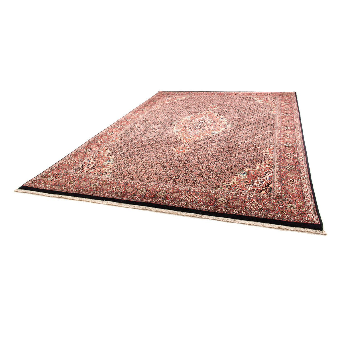 Tapis persan - Bidjar - 355 x 246 cm - rouge clair