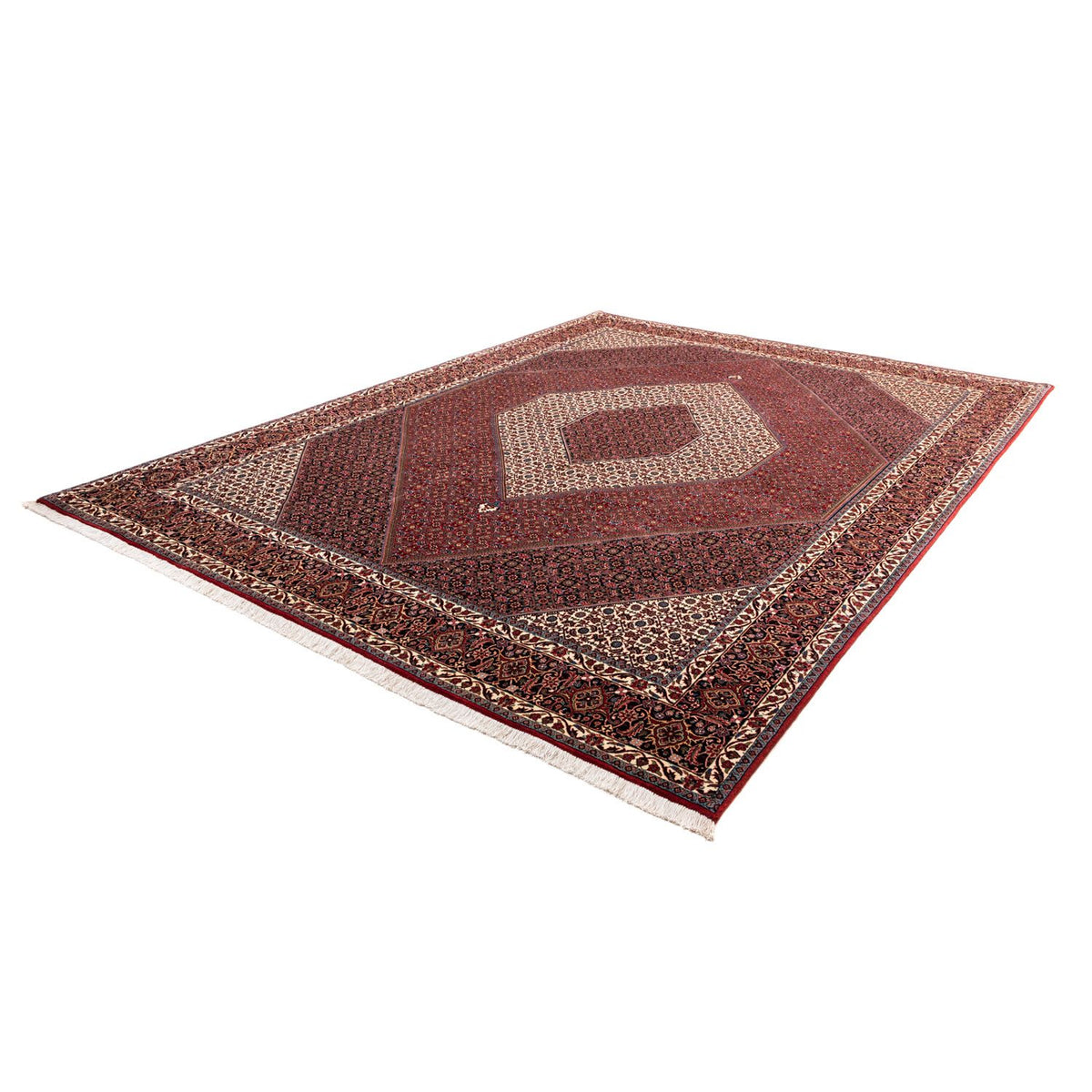 Tapis persan - Bidjar - 340 x 254 cm - rouge