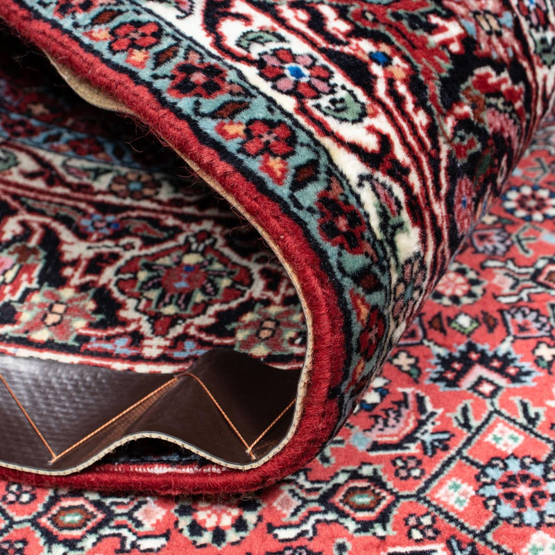 Tapis persan - Bidjar - 212 x 130 cm - rouge clair