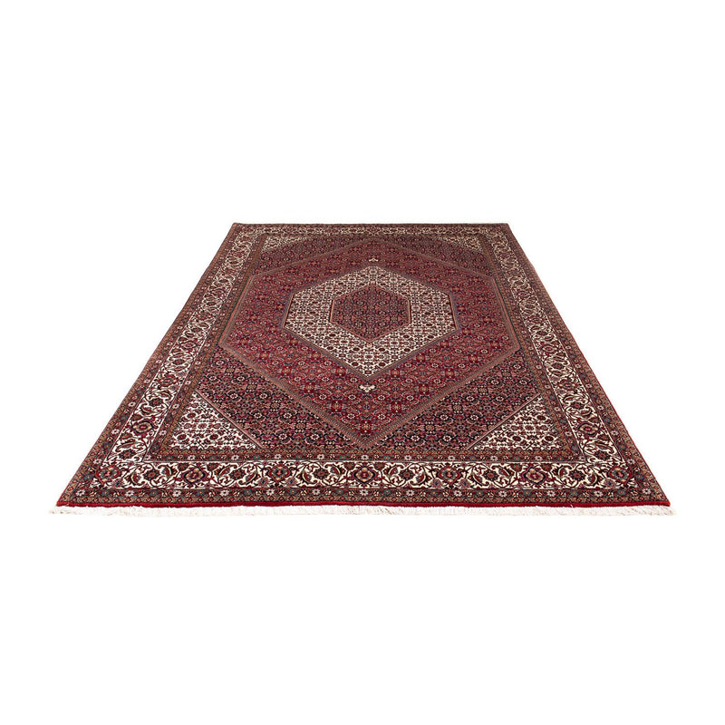 Tapis persan - Bidjar - 246 x 171 cm - rouge foncé