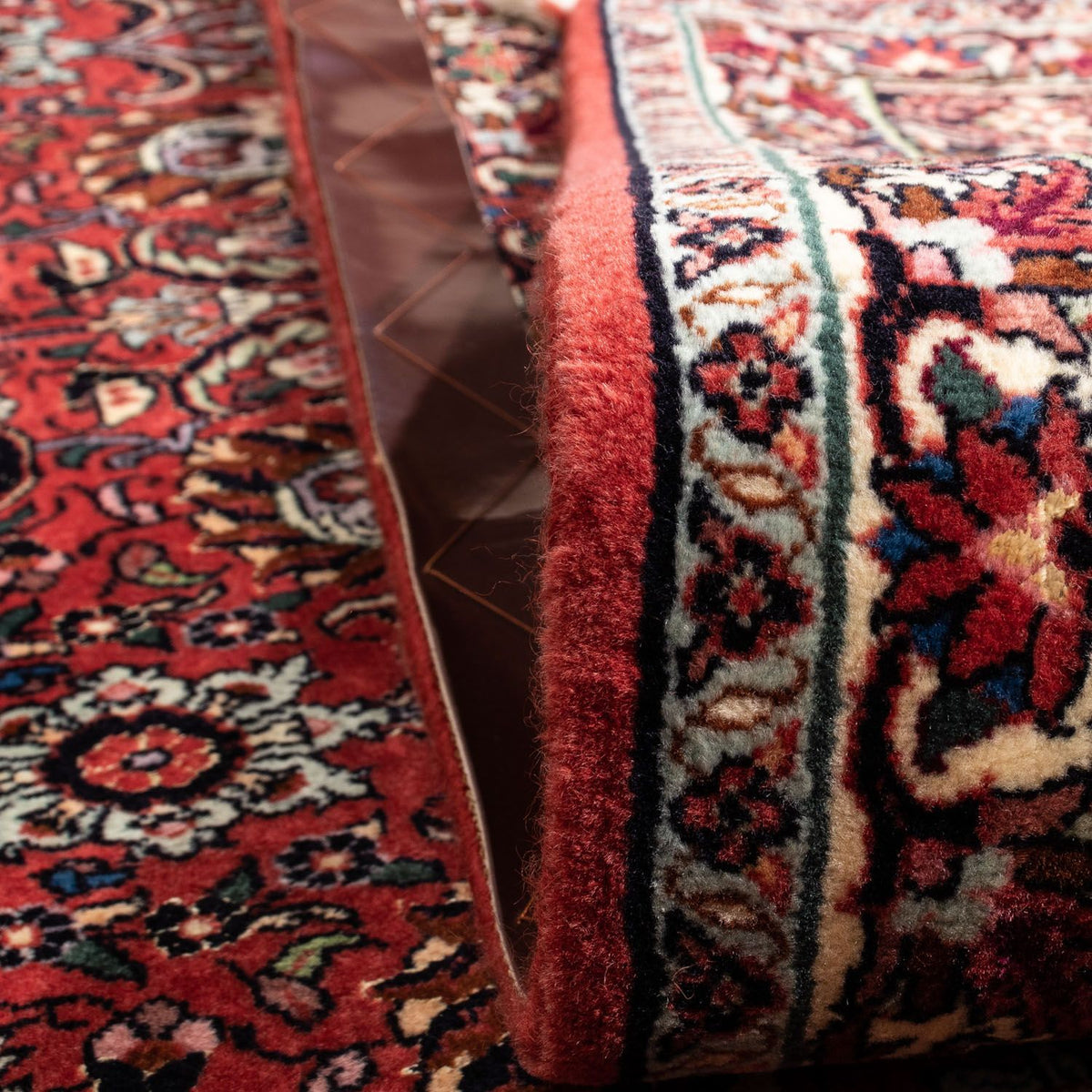 Tapis persan - Bidjar - 349 x 252 cm - rouge