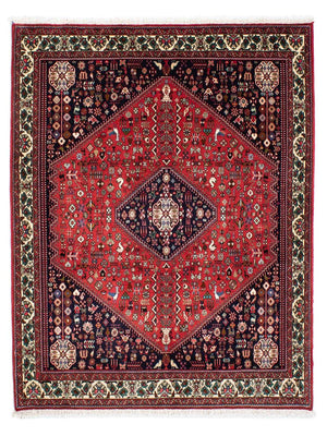Tapis Gabbeh - Persan Kashkuli - 200 x 155 cm - rouge foncé