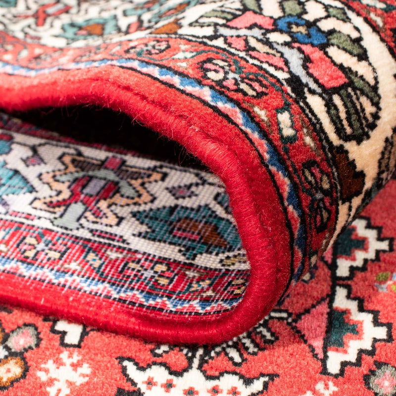 Tapis Gabbeh - Persan Kashkuli - 200 x 155 cm - rouge foncé