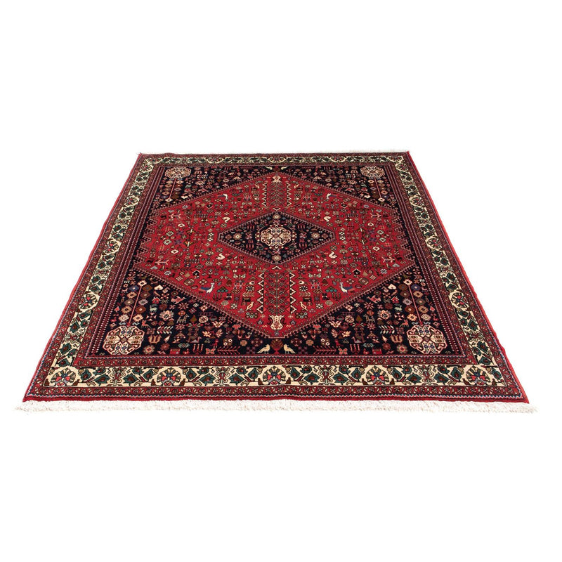 Tapis Gabbeh - Persan Kashkuli - 200 x 155 cm - rouge foncé