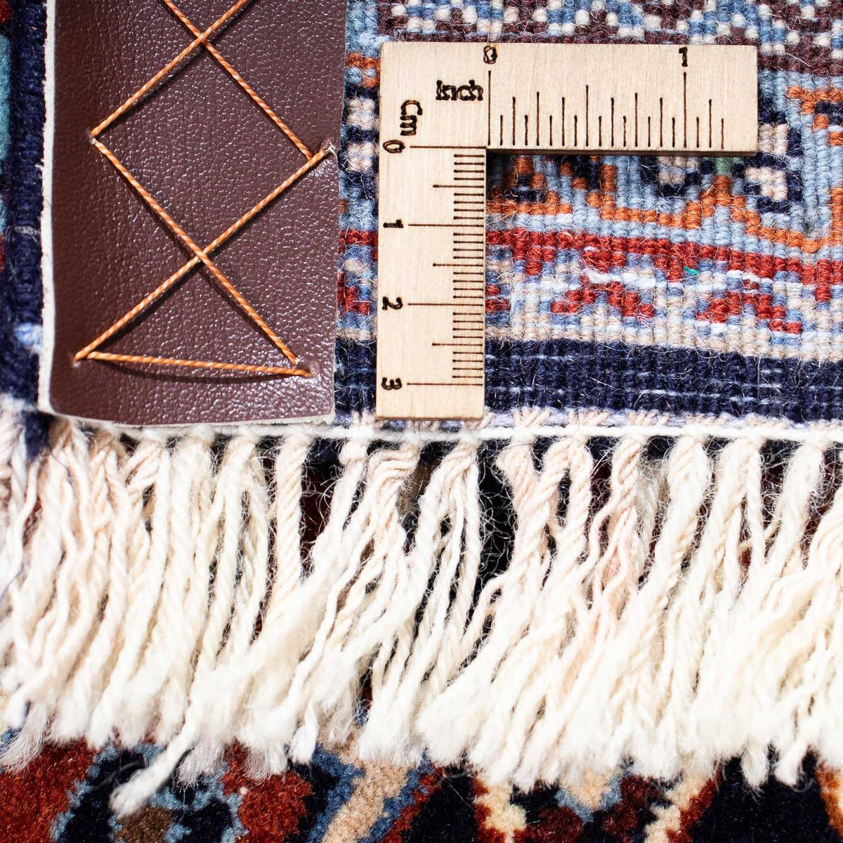 Tapis Gabbeh - Persan Kashkuli - 224 x 138 cm - bleu foncé