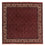 Tapis persan - Bidjar carré - 212 x 205 cm - rouge foncé