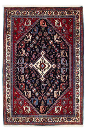 Tapis Gabbeh - Persan Kashkuli - 212 x 143 cm - bleu foncé
