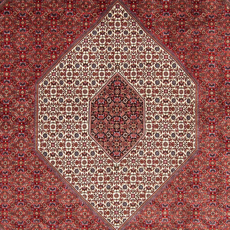 Tapis persan - Bidjar - 348 x 252 cm - rouge foncé