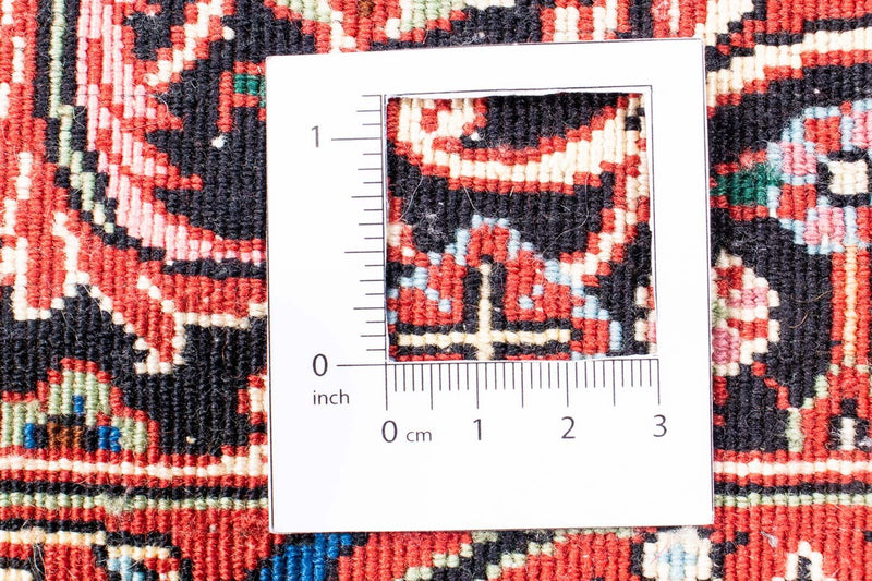 Tapis persan - Bidjar - 348 x 252 cm - rouge foncé