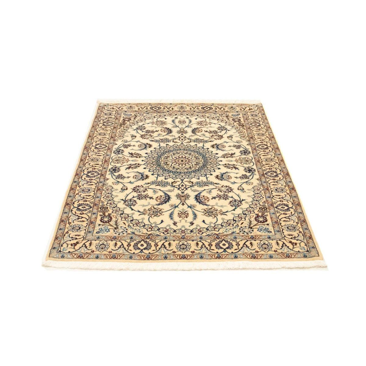 Tapis persan - Nain - Premium - 135 x 102 cm - beige
