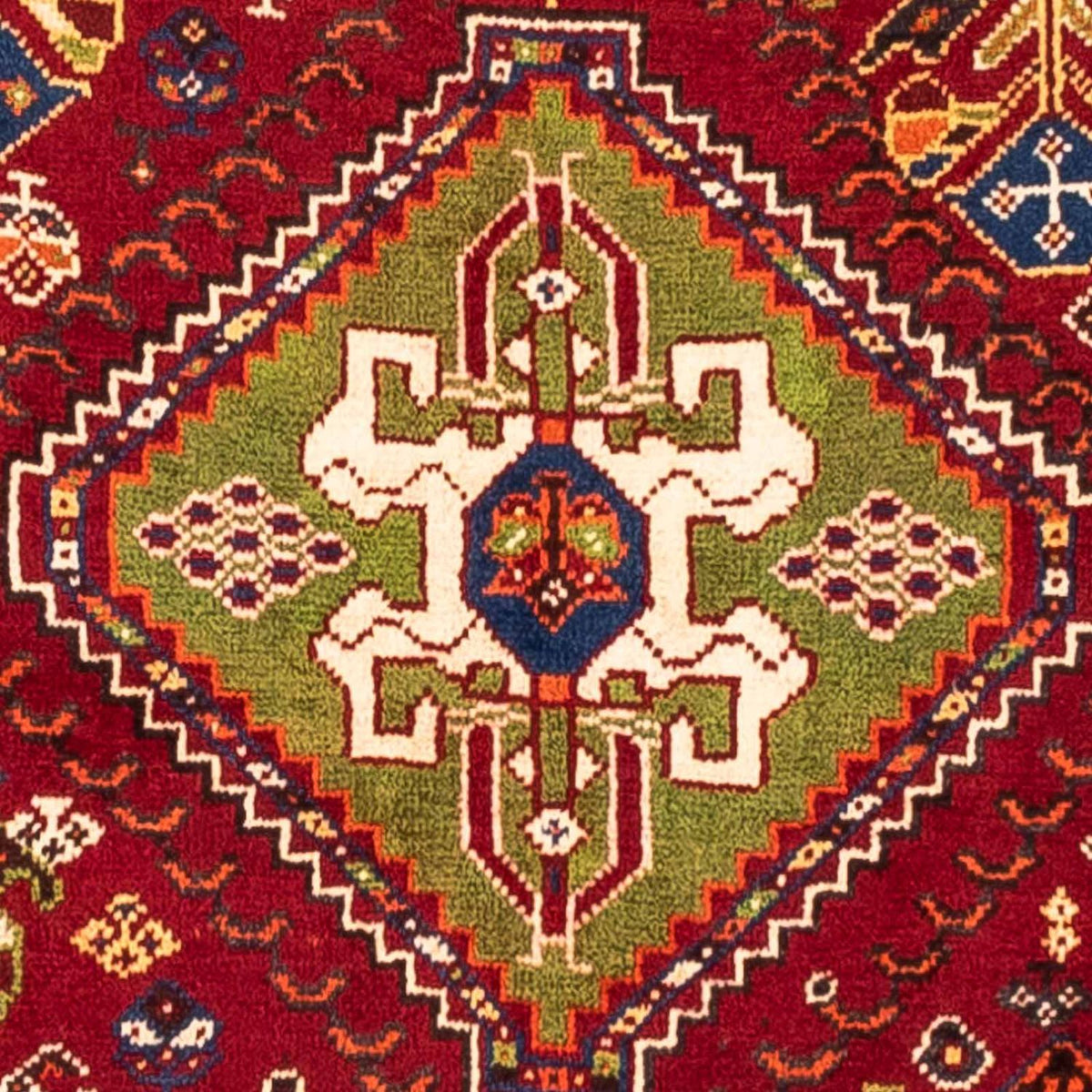 Tapis persan - Nomadic - 257 x 173 cm - rouge foncé