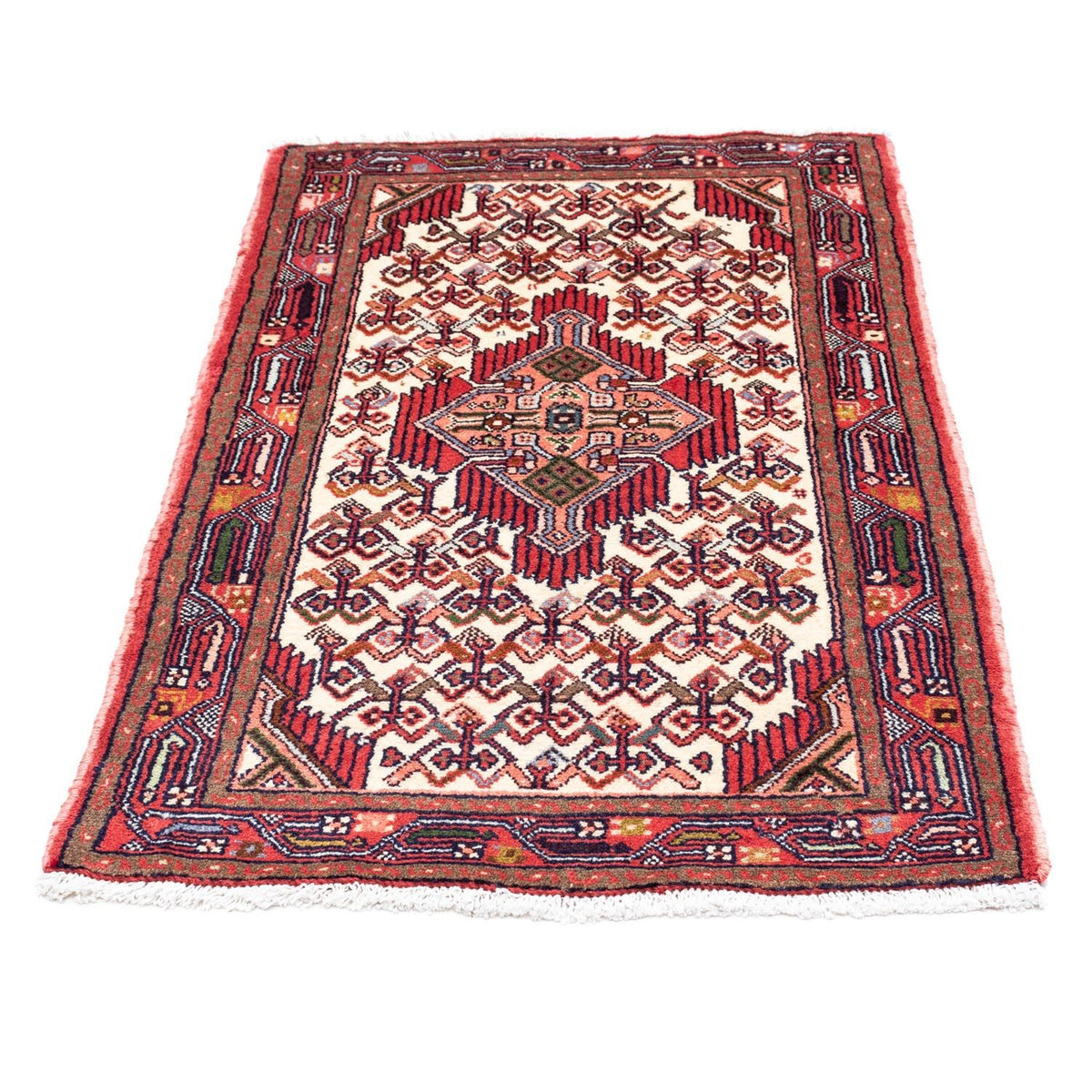 Tapis persan - Nomadic - 127 x 76 cm - rouge
