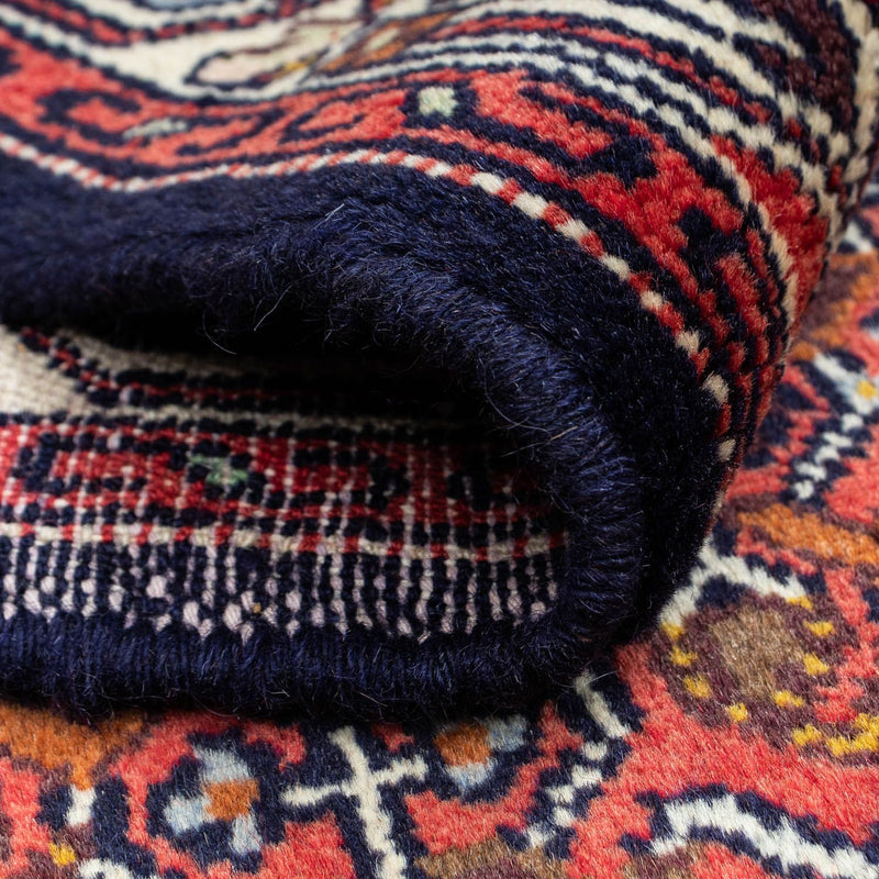 Tapis persan - Nomadic - 122 x 81 cm - rouge clair