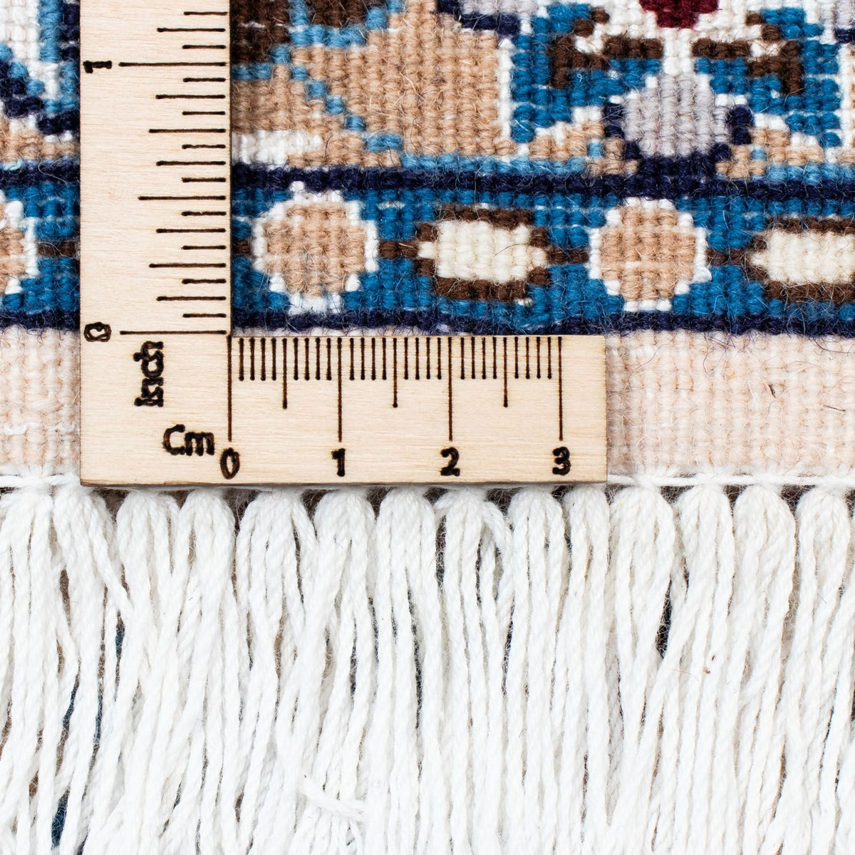 Tapis persan - Nain - Royal - 300 x 202 cm - bleu foncé