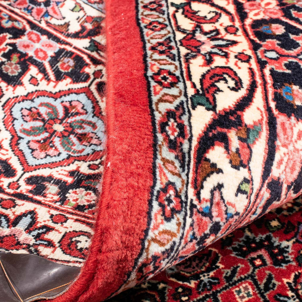 Tapis persan - Bidjar - 343 x 251 cm - rouge clair