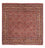 Tapis persan - Bidjar carré - 197 x 190 cm - rouge clair
