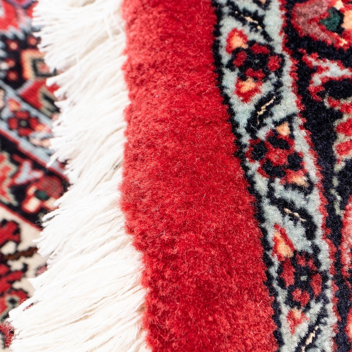 Tapis persan - Bidjar ronde  - 150 x 150 cm - rouge foncé