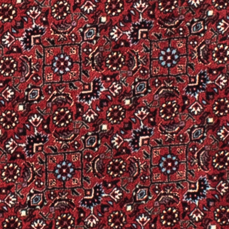 Tapis persan - Bidjar ronde  - 105 x 105 cm - rouge foncé