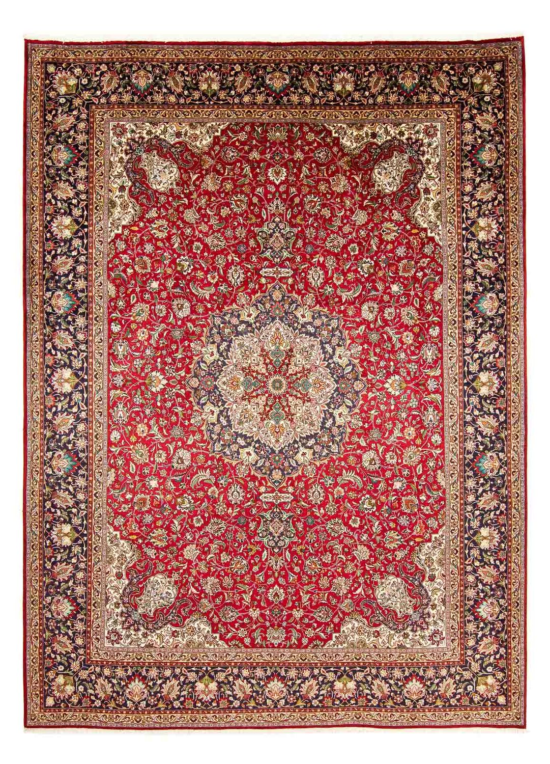 Tapis persan - Tabriz - Royal - 398 x 300 cm - rouge