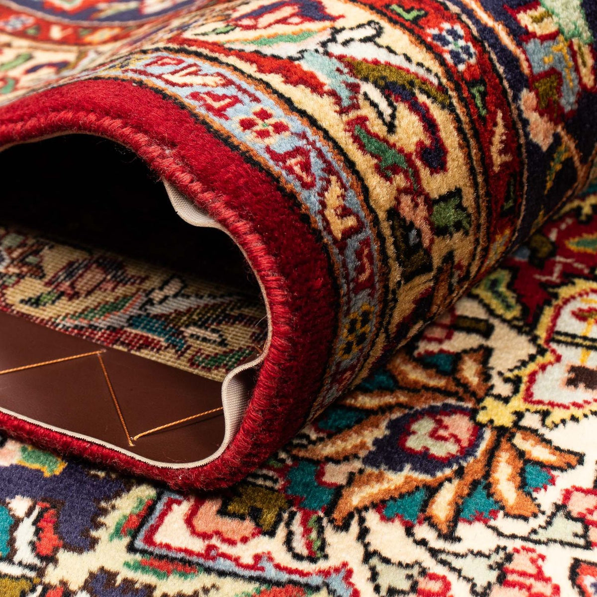 Tapis persan - Tabriz - Royal - 398 x 300 cm - rouge