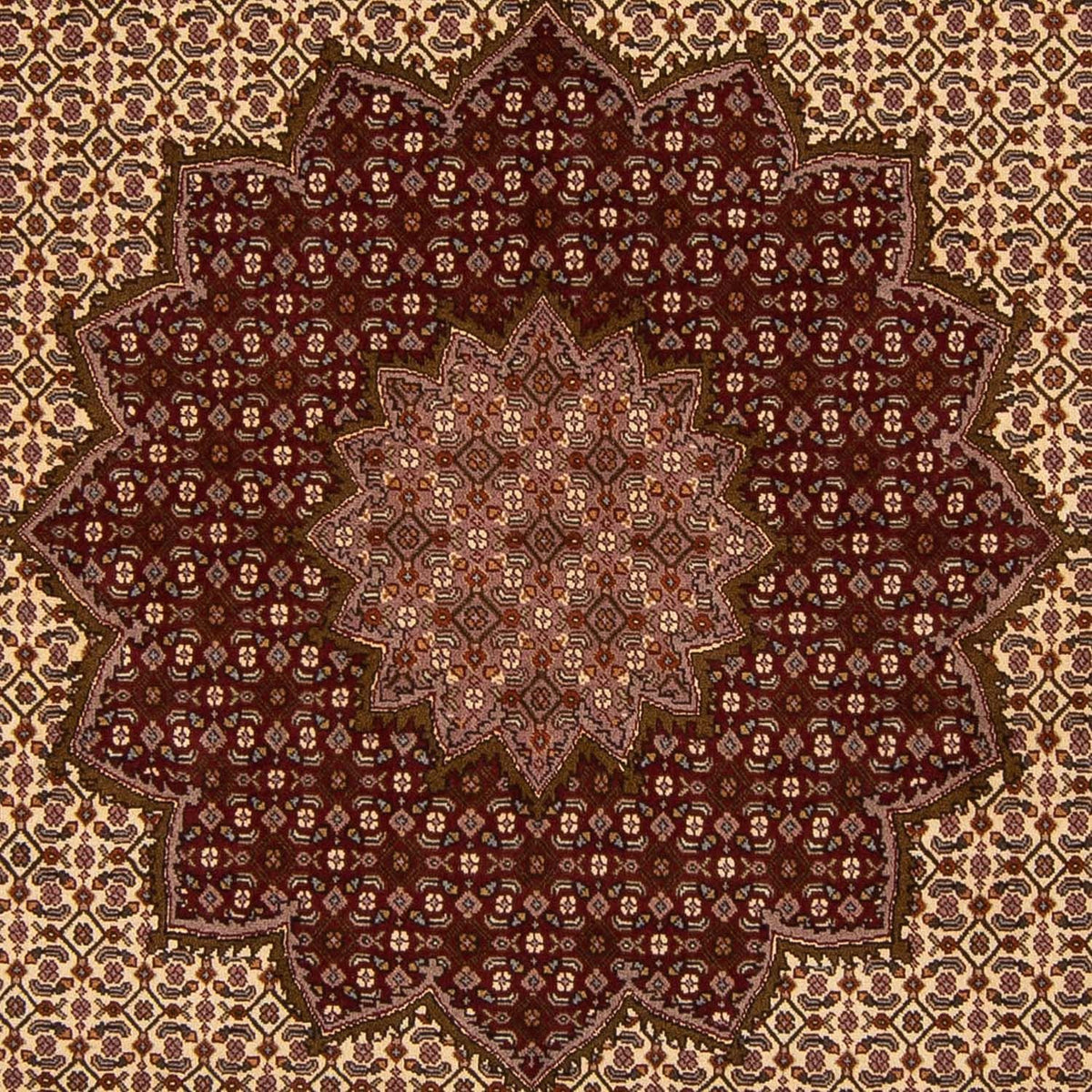 Tapis persan - Tabriz - Royal - 351 x 252 cm - marron